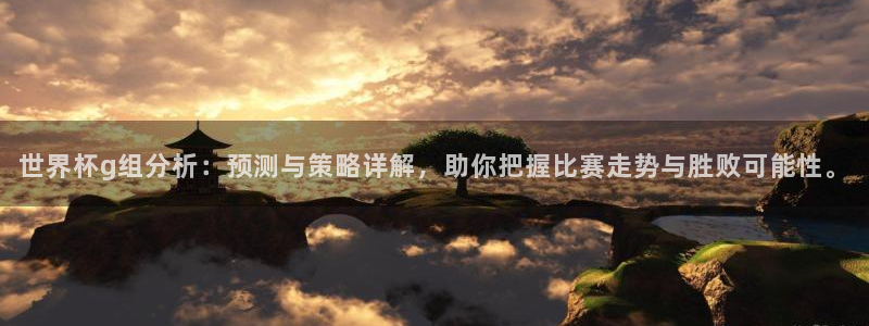世界杯亚洲区预选赛赛程表：世界杯g组分析：预测与策略详解，助你把握比赛走势与胜败可能性。